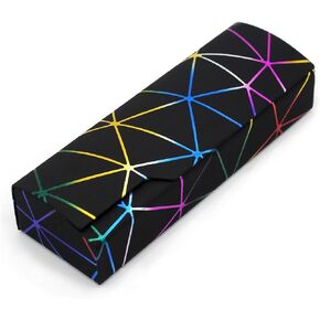 Abwuulq- lattice dazzling glasses case,Portable protective case for glasses，Fashion glasses rigid cover,unisex…