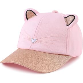 Girls Baseball Cap Kids Cute Sun Hat Adjustable Trucker Hats Toddler Rainbow Floral Ponytail Caps Spring Summer in Kuwait