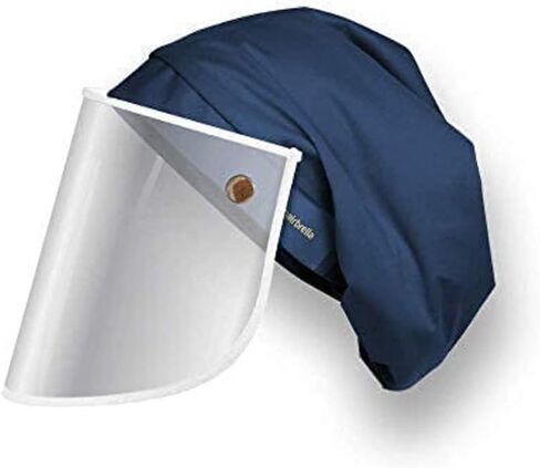 Satin-Lined Pro Scrub Cap, Adjustable Working Cap, Detachable Face Shield, Waterproof Bouffant Hat for Women, Rollable Shield in Kuwait