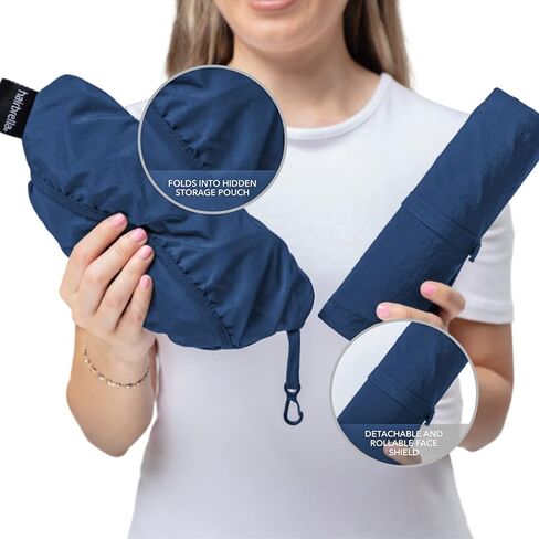 Satin-Lined Pro Scrub Cap, Adjustable Working Cap, Detachable Face Shield, Waterproof Bouffant Hat for Women, Rollable Shield in Kuwait