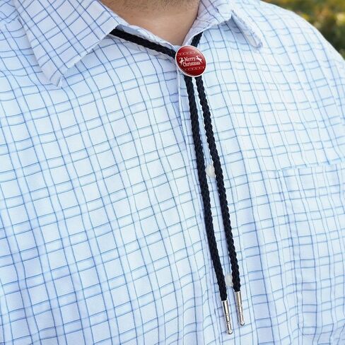 GRAPHICS & MORE Merry Christmas Holiday Reindeer Western Southwest Cowboy Necktie Bow Bolo Tie in Saudi Arabia