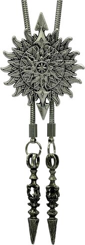 Bolo Tie with Sun And Cross Celtic Religion Style Soft and Metal copper Rope in Saudi Arabia