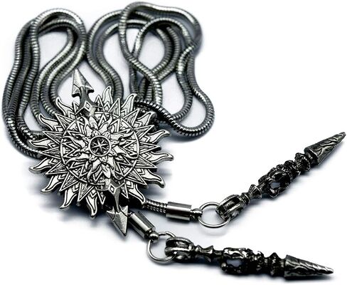 Bolo Tie with Sun And Cross Celtic Religion Style Soft and Metal copper Rope in Saudi Arabia