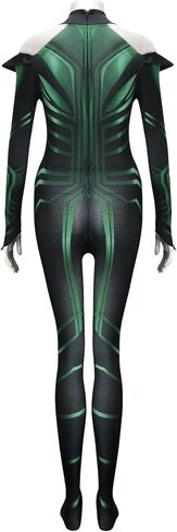 بدلة نسائية هيلا التأثيرية بذلة خضراء للهالوين مجموعة كاملة مع زي موحد للعباءة in Kuwait