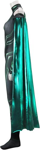 بدلة نسائية هيلا التأثيرية بذلة خضراء للهالوين مجموعة كاملة مع زي موحد للعباءة in Kuwait