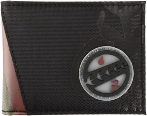 Star Wars Boba Fett Nylon Bifold with Zipper and Rubber Patch in Saudi Arabia