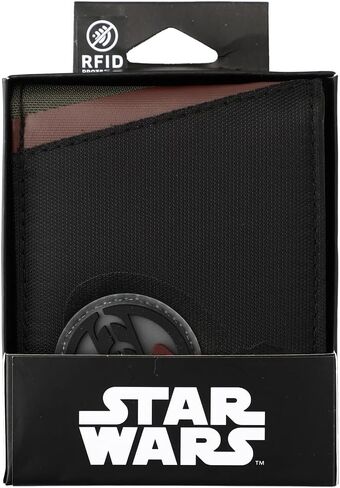 Star Wars Boba Fett Nylon Bifold with Zipper and Rubber Patch in Saudi Arabia