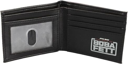 Star Wars Boba Fett Nylon Bifold with Zipper and Rubber Patch in Saudi Arabia