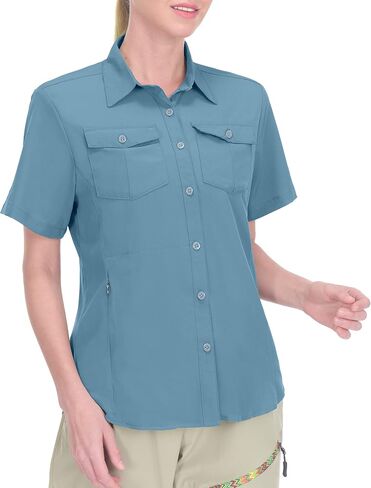 Little Donkey Andy Women's Stretch Quick Dry UPF50+ Short Sleeve Shirt for Hiking, Travel, Camping in Kuwait