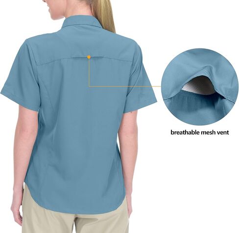 Little Donkey Andy Women's Stretch Quick Dry UPF50+ Short Sleeve Shirt for Hiking, Travel, Camping in Kuwait