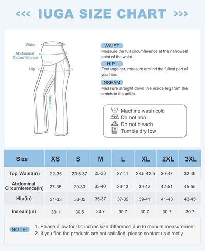 IUGA Fleece Lined Maternity Pants with Pockets Maternity Yoga Pants Flare Bootcut Pregnancy Pants Over The Belly Work Lounge in Saudi Arabia