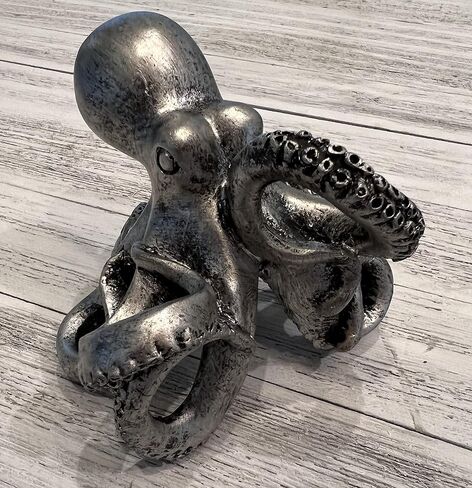 Top Brass Whimsical Octopus Figurine / Eyeglasses Holder Stand - Fun Glasses Keeper in Kuwait