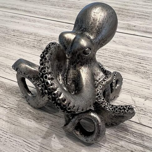 Top Brass Whimsical Octopus Figurine / Eyeglasses Holder Stand - Fun Glasses Keeper in Kuwait