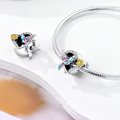 MULA 925 Sterling Silver Charms for Bracelets and Necklaces Dangle Pendants Beads Family Tree Charms Jewelry Gift for Women Girls in Kuwait