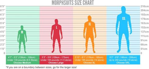 Morphsuits، الزي الأصلي والأفضل على الإطلاق، متوفر بـ 13 لونًا يناسب كل مزاجك in Kuwait