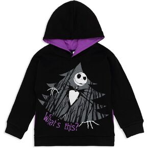 Disney Nightmare Before Christmas Jack Skellington Oogie Boogie Fleece Pullover Hoodie