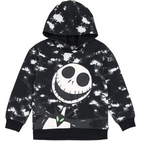 Disney Nightmare Before Christmas Jack Skellington Oogie Boogie Fleece Pullover Hoodie