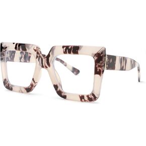 Pro Acme Blue Light Blocking Glasses Big Square Thick Frames Fake Glasses for Women in Kuwait