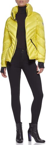 GUESS Women's Puffer Storm Cuffs– Quilted, Transitional Jacket in Saudi Arabia