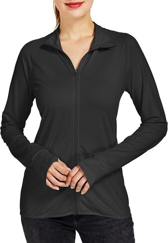 Willit Women's Long Sleeve Shirts UPF 50+ Sun Protection Jacket SPF Shirts Running Hiking Athletic UV Jacket Lightweight in Kuwait