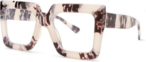 Pro Acme Blue Light Blocking Glasses Big Square Thick Frames Fake Glasses for Women in Saudi Arabia