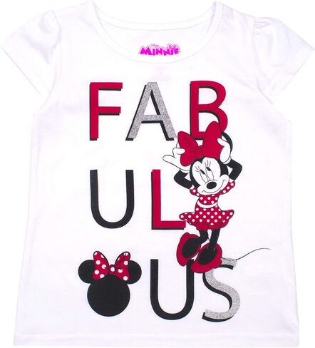 Disney Girls 3 Pack Tshirts Includes Minnie, Frozen, Princess, Moana, Toy Story, Vampirina, Sofia The First & Lilo and Stitch in Saudi Arabia