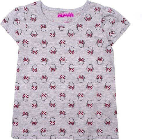 Disney Girls 3 Pack Tshirts Includes Minnie, Frozen, Princess, Moana, Toy Story, Vampirina, Sofia The First & Lilo and Stitch in Saudi Arabia