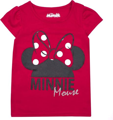 Disney Girls 3 Pack Tshirts Includes Minnie, Frozen, Princess, Moana, Toy Story, Vampirina, Sofia The First & Lilo and Stitch in Saudi Arabia