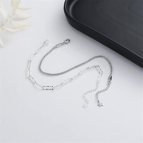925 Sterling Silver Bracelets for Women Teen Girls, Love Heart Charm Chain Bracelet Bangle Fashion Jewelry Gifts in Saudi Arabia