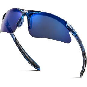 X LOOP Kids Sports Sunglasses for Boys Girls Children Age 3-10 Baseball Cycling Softball UV400 Glasses