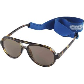 Mud Pie Boys Baby Sunglasses with Strap Set, Tortoise Aviator, 0-2 Years in Saudi Arabia