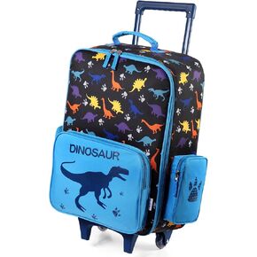 VASCHY Kids Luggage for Boys, Cute Rolling Travel Carry on Suitcase for Toddlers/Children with Wheels 18inch Dinosaur in Saudi Arabia