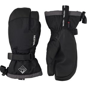 Hestra Gauntlet CZone Junior Glove (Youth 4-13yrs) | Waterproof, Insulated 3-Finger Kids Snow Gloves for Winter, Skiing & Playing in The Snow