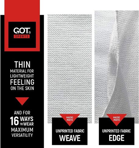 GOT Sports Tube Bandana - قناع للرقبة للنساء والرجال، قناع للوجه، لفافة للرقبة، وشاح للرأس، حماية للشعر المجعد أثناء النوم in Kuwait