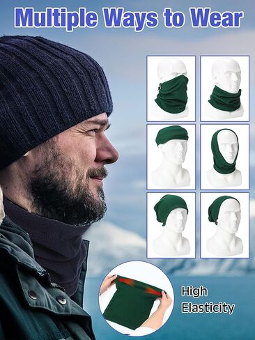 24 قطعة من الصوف الشتوي لتدفئة الرقبة قابلة للتعديل، وشاح بالاكلافا مقاوم للرياح، غطاء وجه شتوي مقاوم للرياح للرجال والنساء للتزلج والتسلق والتزلج على الجليد وركوب الدراجات النارية، الوان متعددة، مقاس in Kuwait
