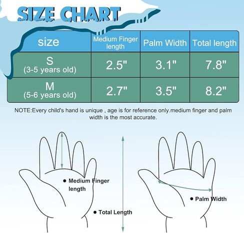 قفازات LUVNFUN للأطفال للثلج، قفازات تزلج مقاومة للماء للأولاد والبنات - قفازات شتوية دافئة للطقس البارد in Kuwait