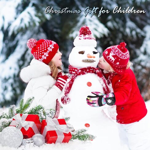 قفازات LUVNFUN للأطفال للثلج، قفازات تزلج مقاومة للماء للأولاد والبنات - قفازات شتوية دافئة للطقس البارد in Kuwait