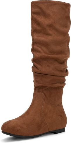 Women's 941 Knee High Boots, Fall Falt Slouch Boot, Tall Boot Pull on in Saudi Arabia