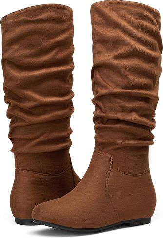 Women's 941 Knee High Boots, Fall Falt Slouch Boot, Tall Boot Pull on in Saudi Arabia