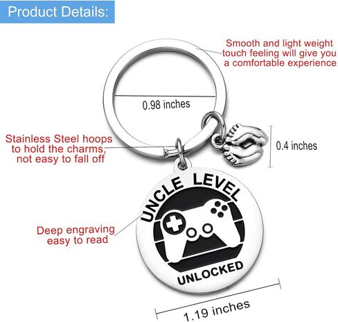 سلسلة مفاتيح لعيد الأب لأول مرة لعم الأب، سلسلة مفاتيح لعم الأب الجديد، الأب ليكون الأب على مستوى العم، سلسلة مفاتيح غير مقفلة in Kuwait