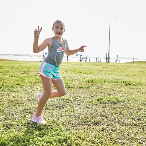 Nike Girl's Dry Tempo Shorts Swoosh (Little Kids/Big Kids) in Saudi Arabia