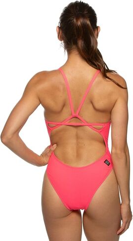 JOLYN Perry Fixed Back Women's Athletic One Piece Swimsuit for Competitive Swimming, Lifeguarding, Medium Coverage in Kuwait