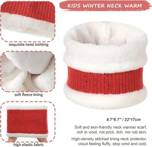 Baby Boy Hats 6-12 12-18 Months Toddler Girl Scarf And Mitten Gloves Set 1-2 2t-4t Kids Pom Beanie Winter Accessories Age 6-8 in Kuwait