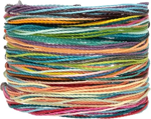 Pura Vida Bracelets Pack Friendship Bracelet Pack - Set of 10 Stackable Bracelets for Women, Handmade Bracelets & Cute Bracelets for Teen Girls, Beach Accessories for Teens - 10 String Bracelets in Saudi Arabia