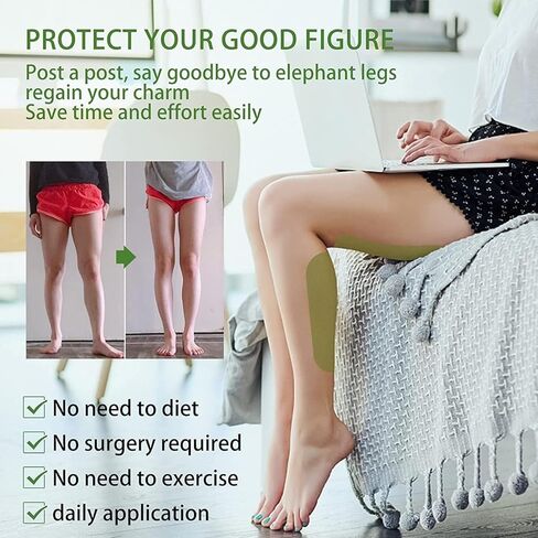 رقعة أرجل الشيح، رقع أرجل عشبية من السيلوليت، ملصقات تشكيل رفع الساق، ملصقات أرجل الشيح (60 قطعة) in Kuwait