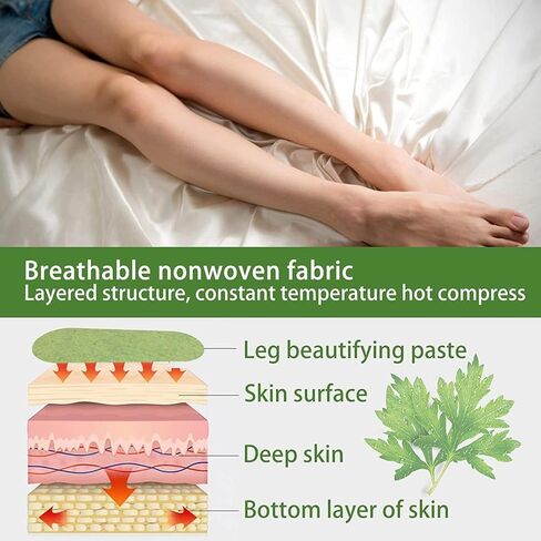 رقعة أرجل الشيح، رقع أرجل عشبية من السيلوليت، ملصقات تشكيل رفع الساق، ملصقات أرجل الشيح (60 قطعة) in Kuwait