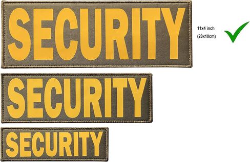 SUVIYA 11x4 Inch Large Untra Reflective Back Panel Security Patch with Hook and Loop (Gray-Reflective, 11x4 inch) in Kuwait