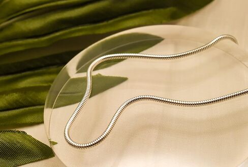 PORI JEWELERS 925 Sterling Silver 2MM or 2.5MM Round Flexible Snake Chain Necklace - Sizes 16-30" available in Kuwait