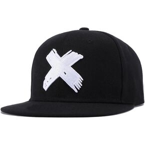قبعات Quanhaigou للجنسين Snapback، قبعة أبي مطرزة قابلة للتعديل قبعة بيسبول مسطحة للرجال والنساء