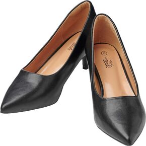 Heel The World Women's Pumps with 2" Kitten Heels - Comfortable Dress Shoes for Weddings and Parties or Office